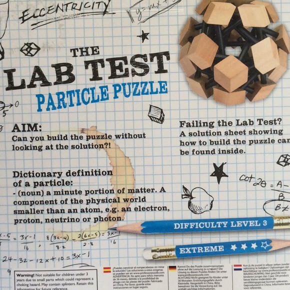 NWT Educational Game The Lab Test Particle Puzzle - Picture 2 of 5